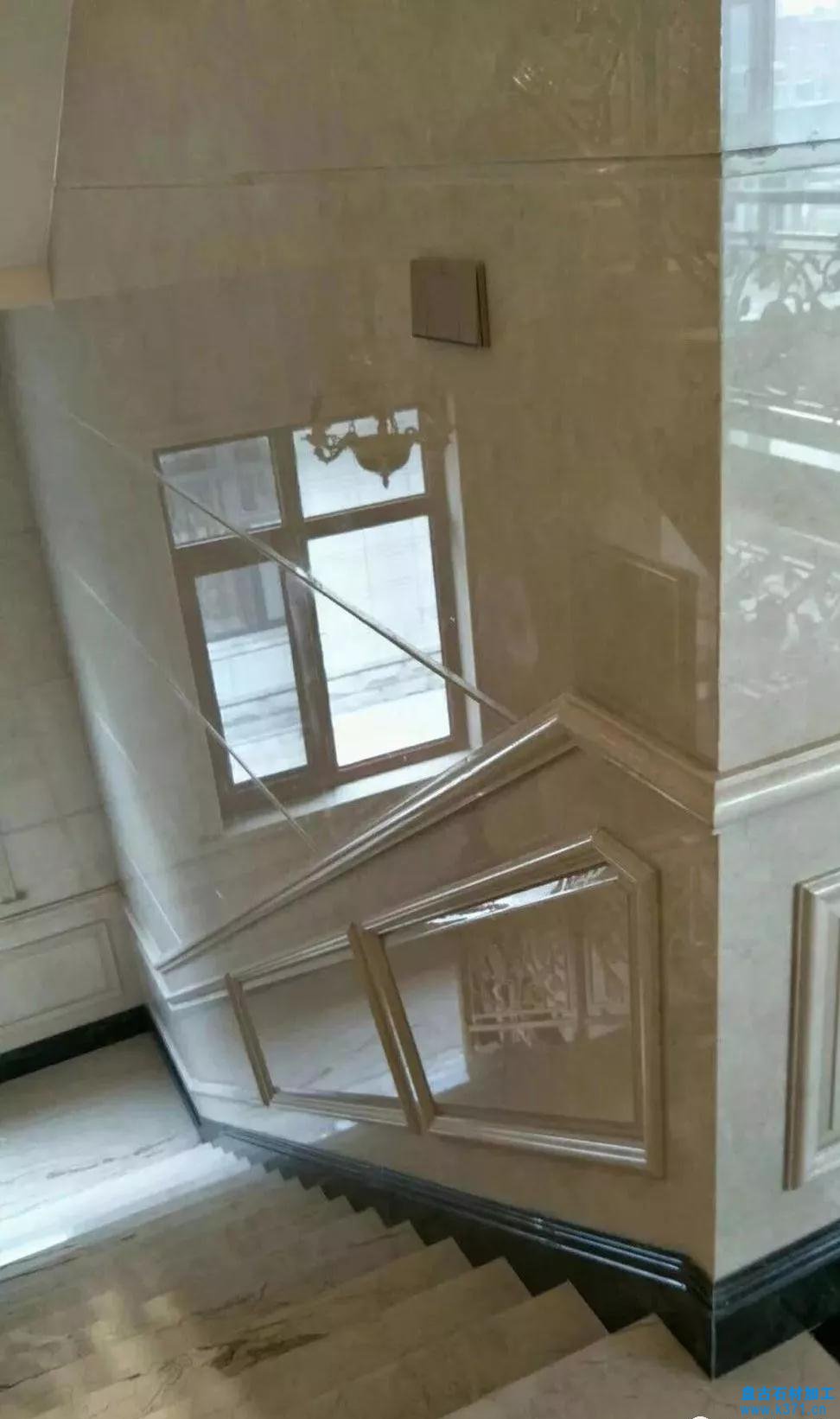 關于樓梯大理石側墻板造型方案的基本畫法