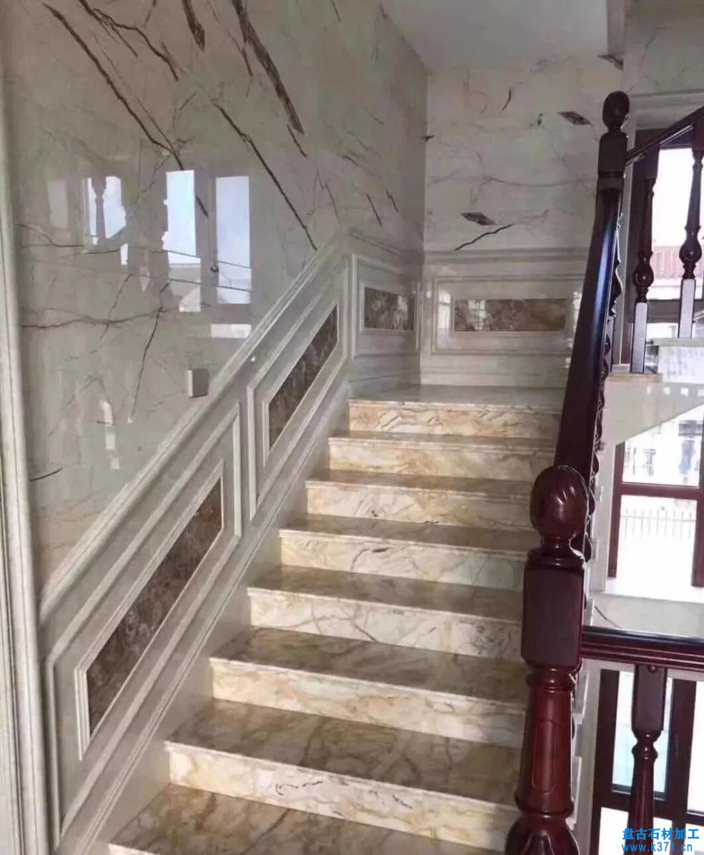 關于樓梯大理石側墻板造型方案的基本畫法