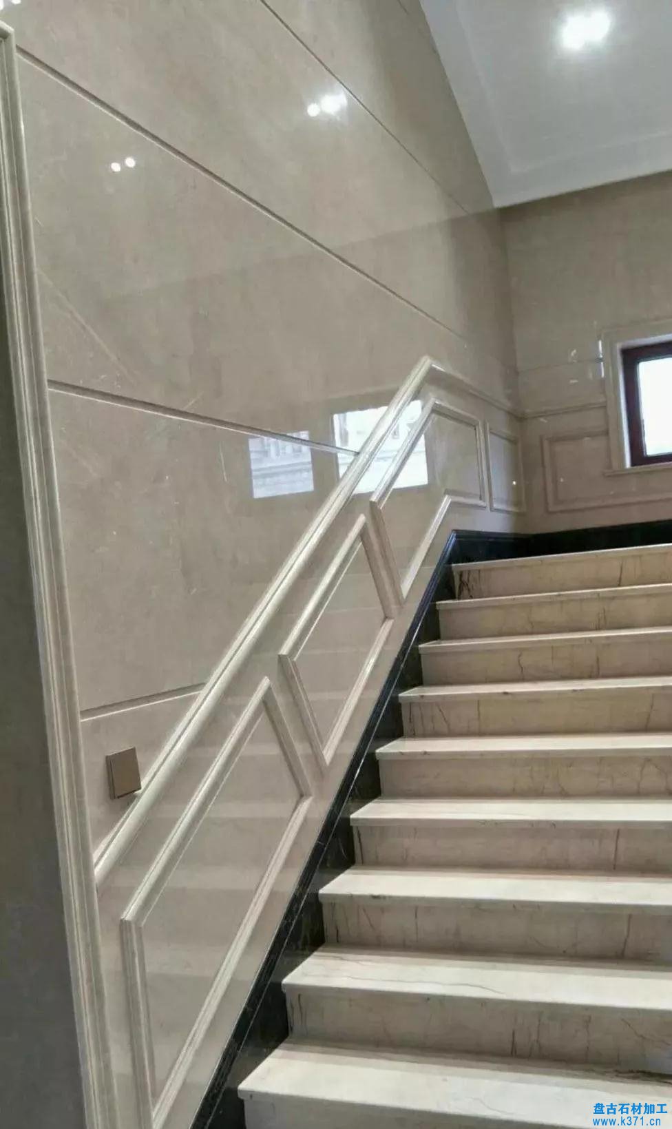 關于樓梯大理石側墻板造型方案的基本畫法